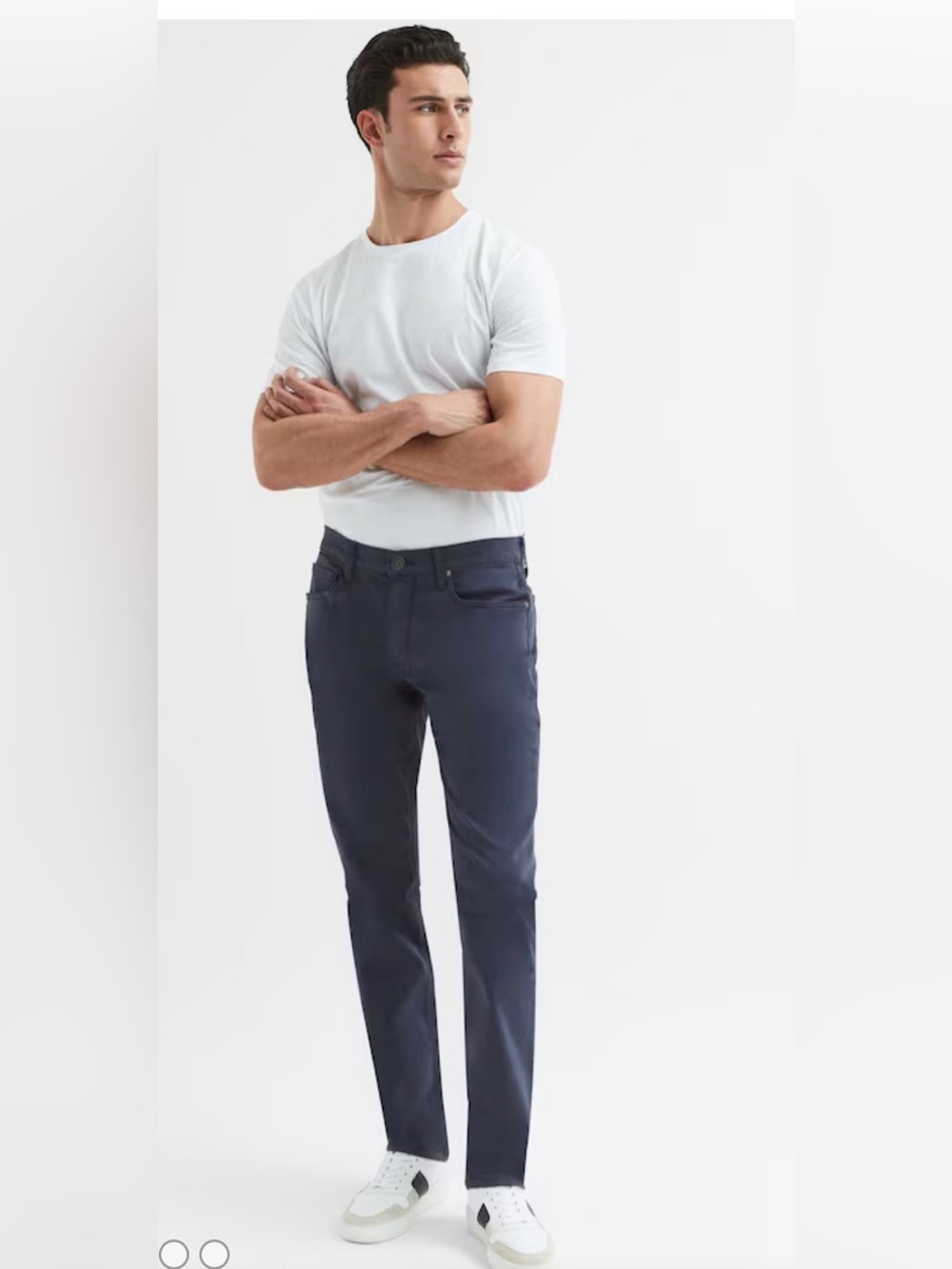 Men’s Paige Federal Slim Straight Jeans in Rich Navy Size 30